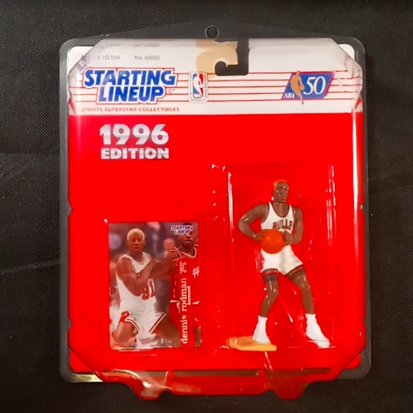 Starting Lineup (3) - 1996 - Dennis Rodman - Base Series (Hair Color Variations) - Picture 5 of 12